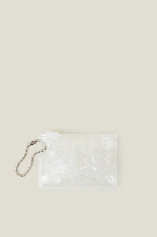50-Pack Mini Clear Elastic Hairbands