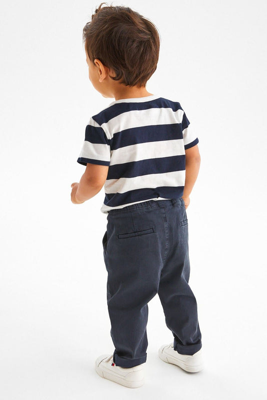 Loose Fit Pull-On Chino Trousers NEXT UK