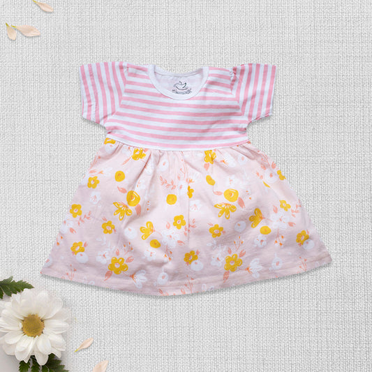 Pink Grarden Frock | Frocks | The nest clothing