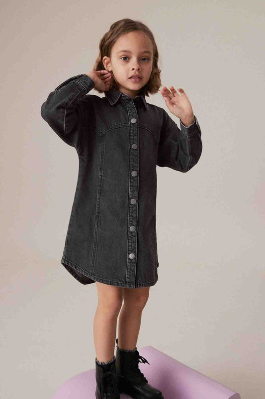 Black Denim 100% Cotton Shirt Dress | Dresses | next, <p>Black Denim 100% Cotton Shirt Dress</p>. We delivery across Pakistan
