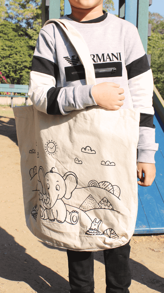 Coloring Tote Bag Cotton candy Pakistan