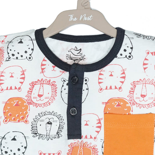 Lion fun crew neck tee | Tops & T-Shirts | The nest clothing