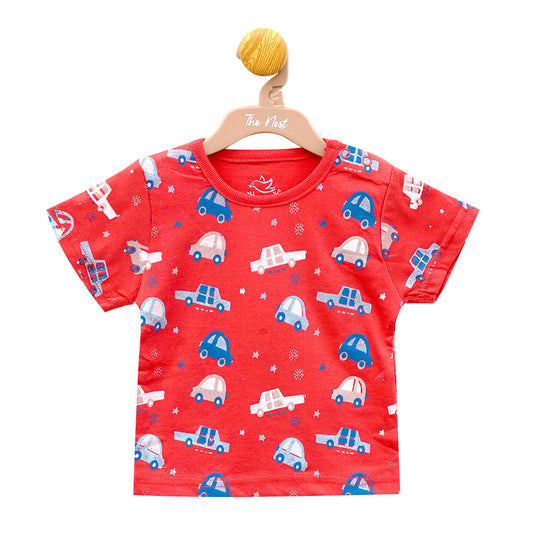 Sporty Red Tee | Tops & T-Shirts | The nest clothing