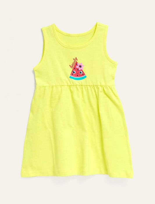 Yellow Melon Printed Dress IXAMPLE Pakistan