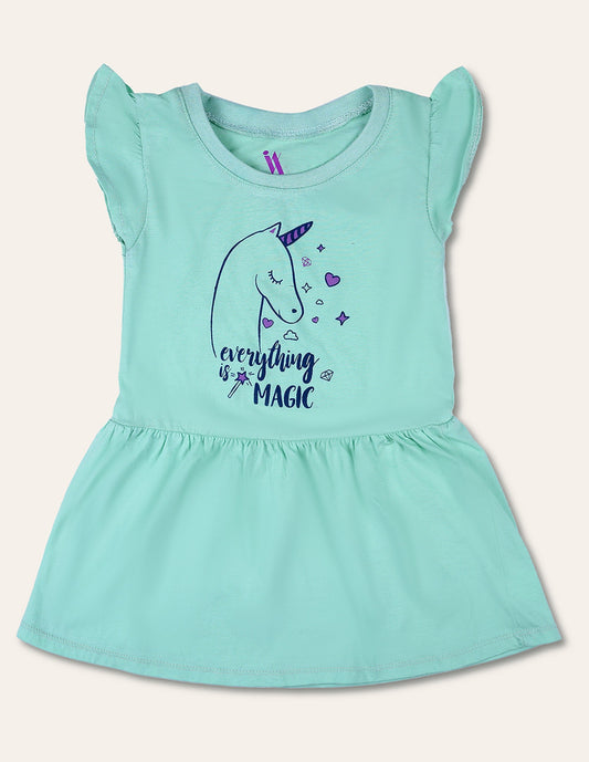 Unicorn Print Dress IXAMPLE Pakistan