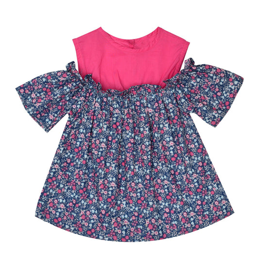 Off-Shoulder Printed Dress IXAMPLE Pakistan