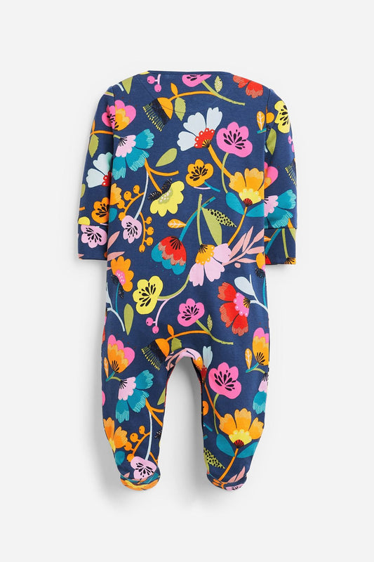 Next Floral Baby Sleepsuits 3 Pack
