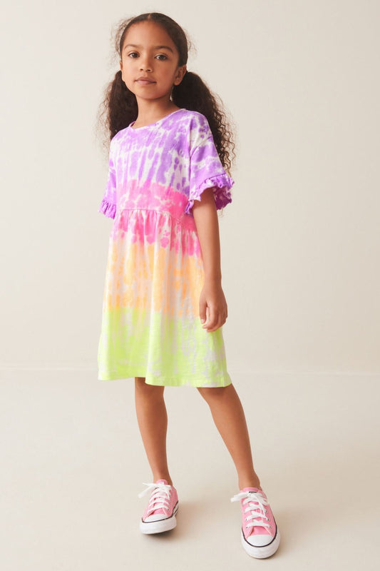 Short Sleeve Cotton Jersey Dress NEXT UK