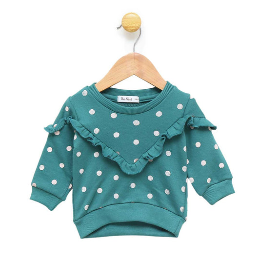 Enchanted Garden polka dots sweatshirt | Hoodies, Jacket & Sweatshirts | The nest clothing