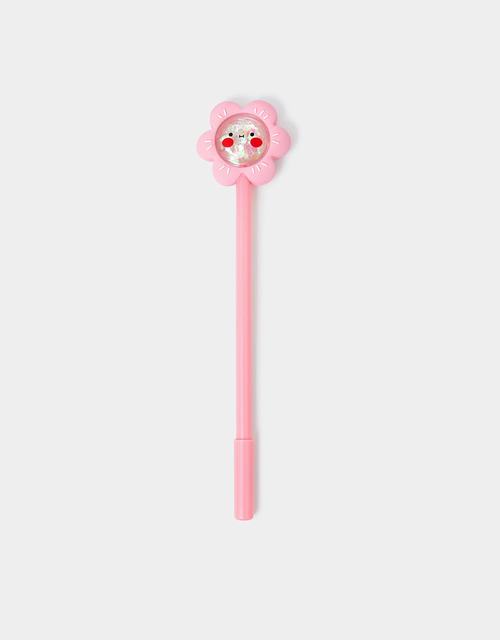 Girls Flower Topper Pen Pink