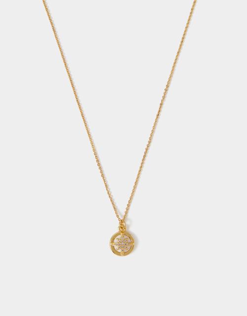 14ct Gold-Plated Star Pearl Pendant Necklace