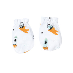 Cosmic White Mittens | Socks & Caps | The nest clothing