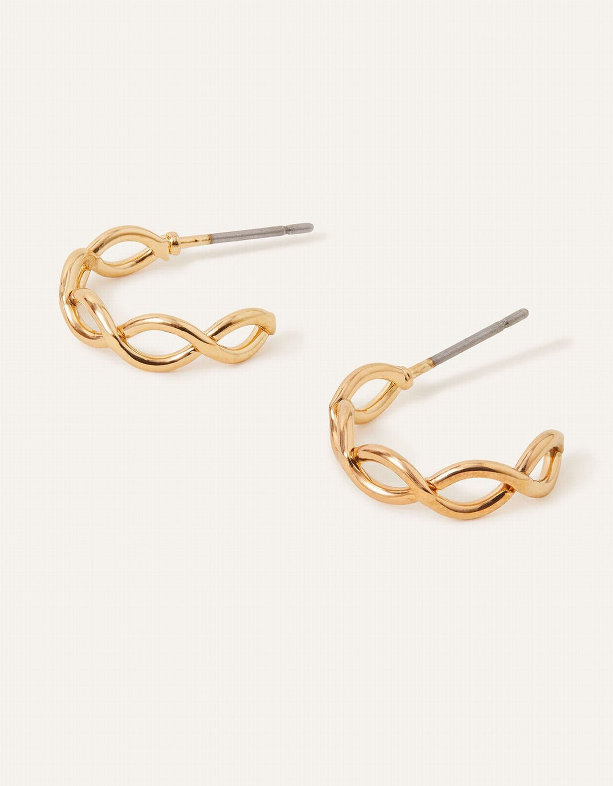 Crossover Hoop Earrings
