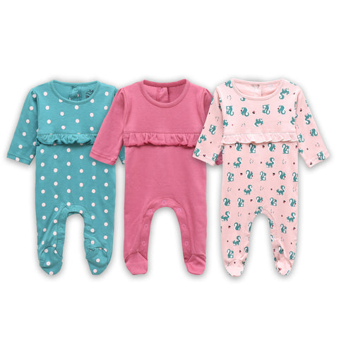 Autumn Forest sleeping suit pack of 3 | Suits & Sets | The nest clothing