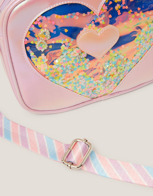 Confetti Heart Crossbody Bag