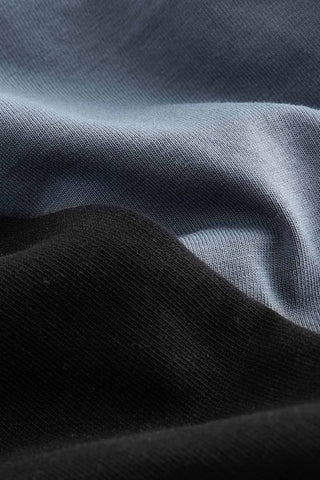 Grey/Blue Utility 100% Cotton Short Sleeve T-Shirt and Joggers Set