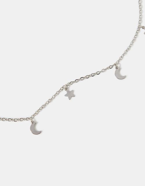 Star and Moon Station Necklace