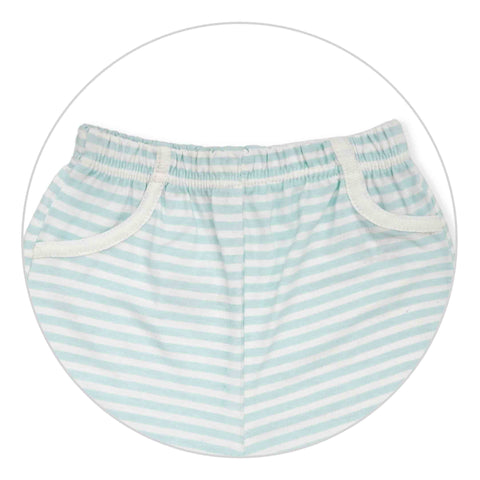 Little Dino World Stripe Shorts | Pants - Leggings - Shorts & Capri | The nest clothing