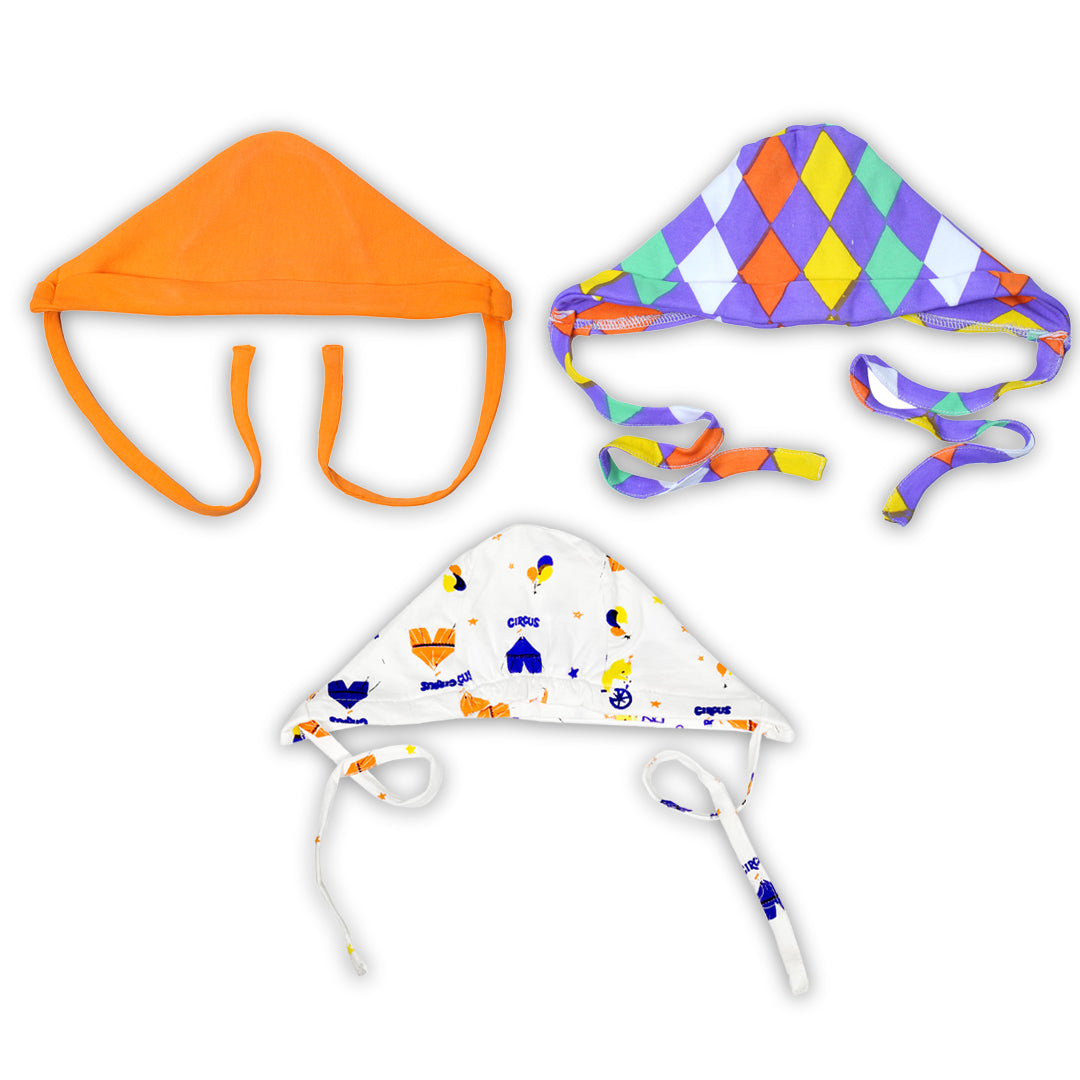 Circus Merry-go-round caps pack of 3 | Socks & Caps | The nest clothing