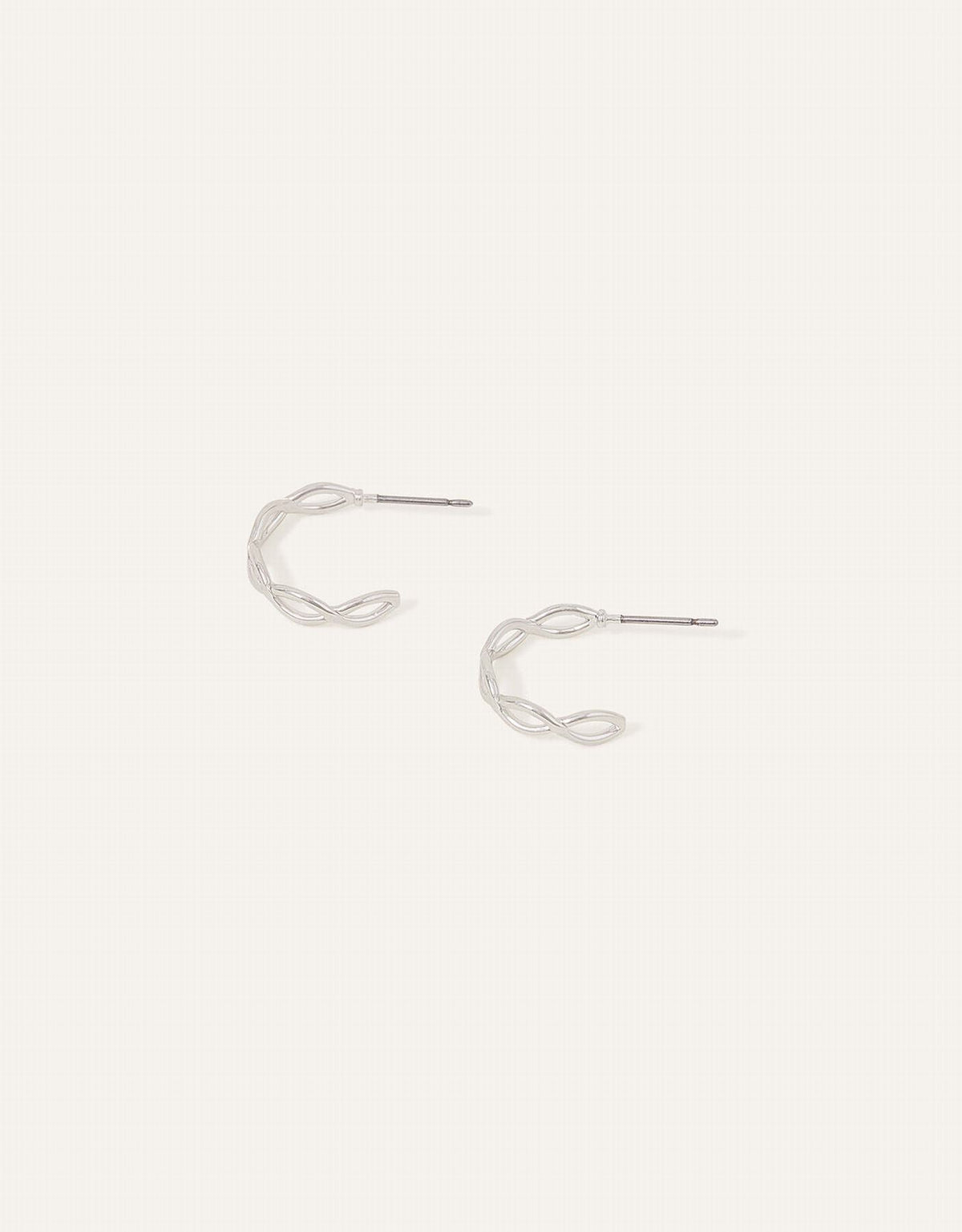 Crossover Hoop Earrings