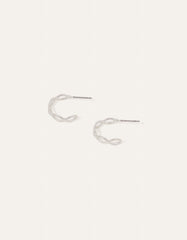 Crossover Hoop Earrings