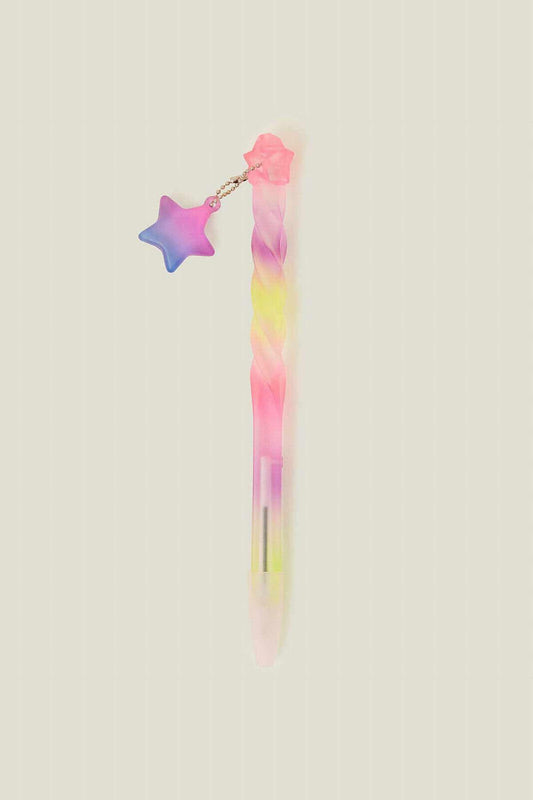 Girls Star Twist Charm Pen