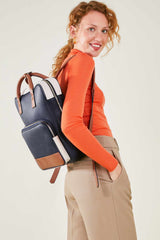 Pocket Top Handle Backpack