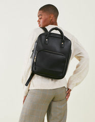 Pocket Top Handle Backpack