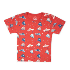 Sporty Red Tee | Tops & T-Shirts | The nest clothing