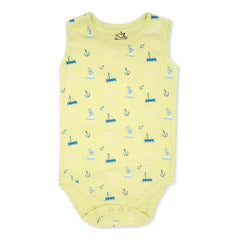 LITTLE SAILOR SLEEVE LESS BODYSUIT | Suits & Sets | The nest clothing