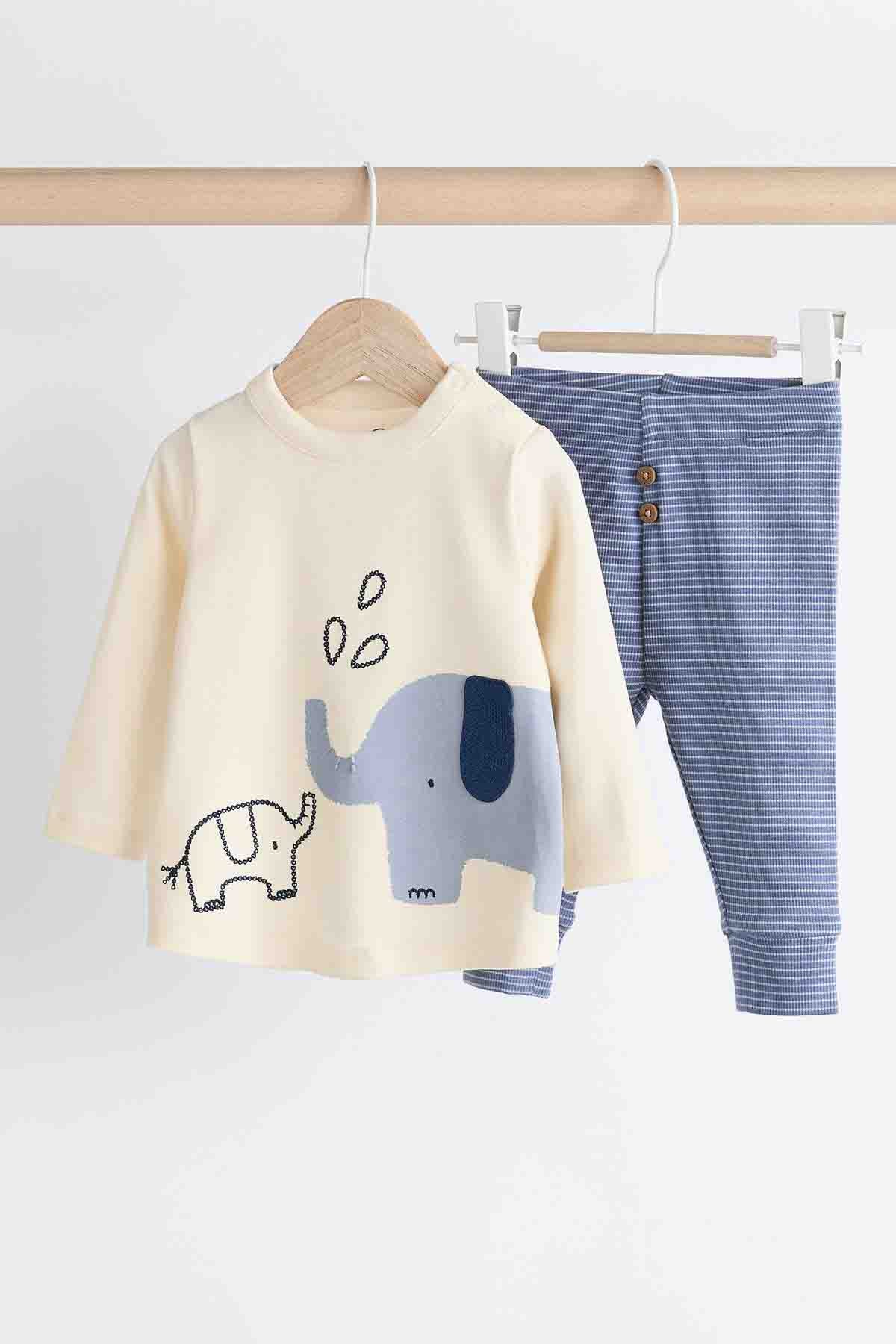 Blue Elephant Baby Top And Leggings Set | Sets | next, <p>Blue Elephant Baby Top And Leggings Set</p>. We delivery across Pakistan