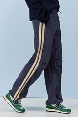 Side Stripe Nylon Track Joggers