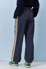 Side Stripe Nylon Track Joggers