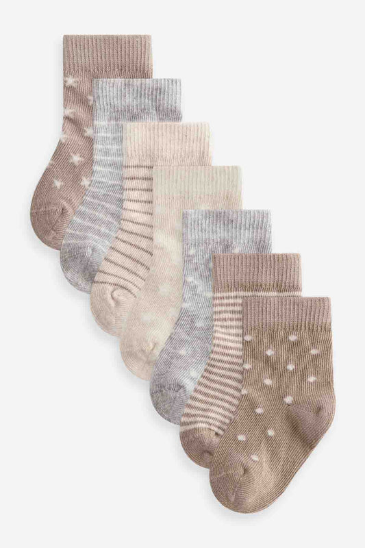 Neutral star stripe Baby Socks 7 Pack | Socks | next, <p>Neutral star stripe Baby Socks 7 Pack</p>. We delivery across Pakistan