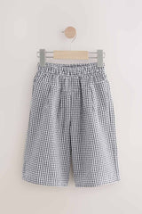 Black/White Wide Leg Trousers