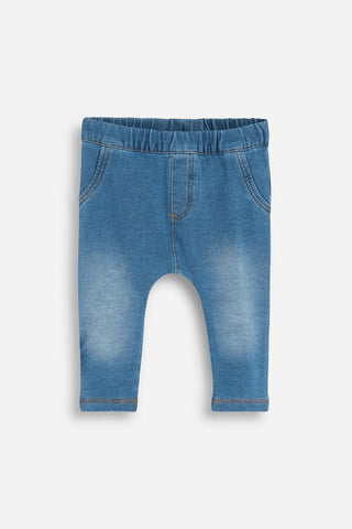 Blue Denim Washed Leggings NEXT UK