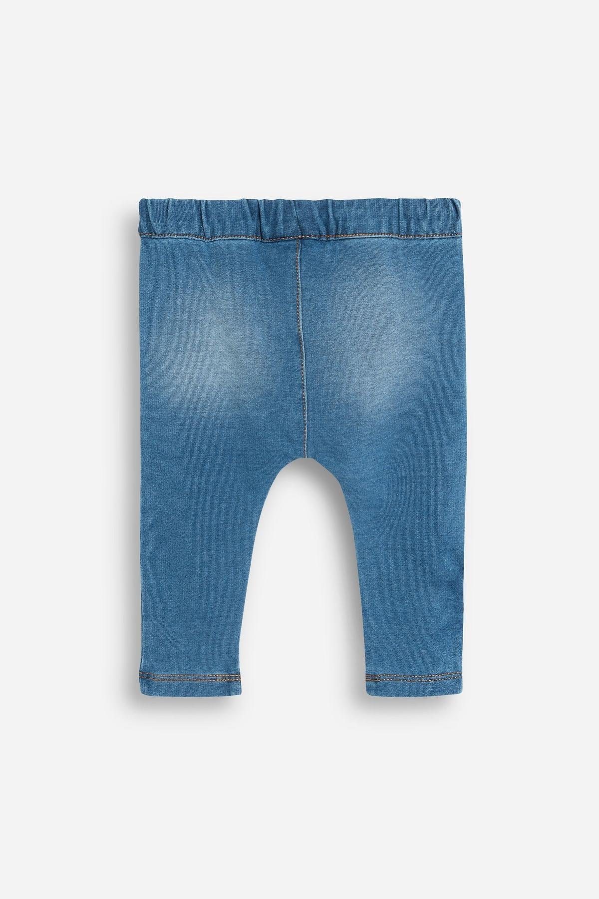 Blue Denim Washed Leggings NEXT UK