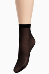 Black 20 Denier Ankle Socks 5 Pack