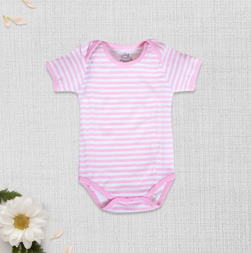 Pink Stripes Bodysuit | Suits & Sets | The nest clothing