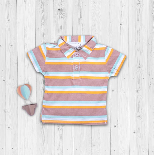 Purple Striped Collared Shirt | Tops & T-Shirts | The nest clothing