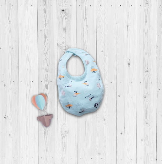 Blue Flying Bib | Bibs & Towels | The nest clothing