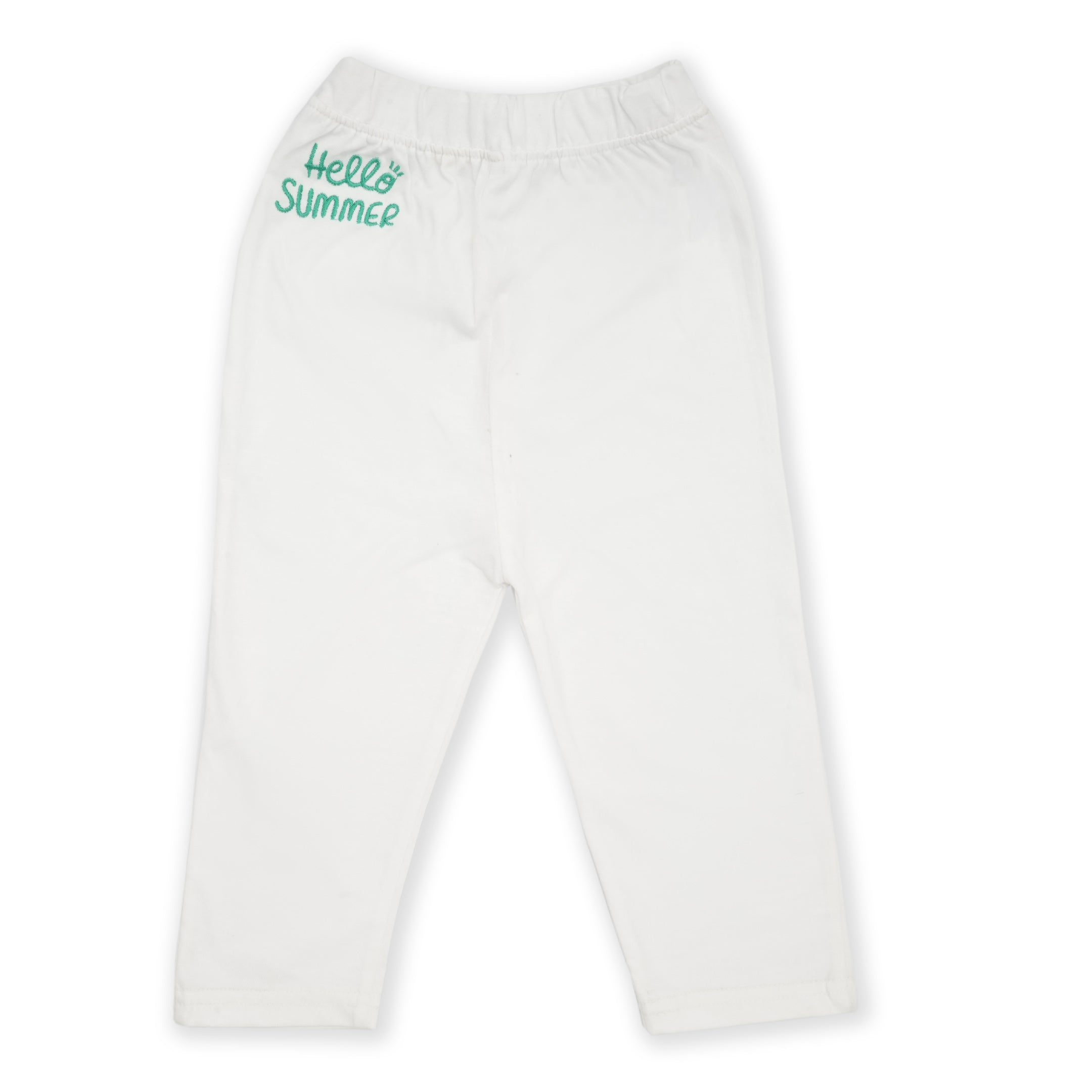 Hello Summer White Trousers | Pyjamas | The nest clothing