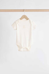 Neutral Baby Short Sleeves Bear Bodysuits 5 Pack