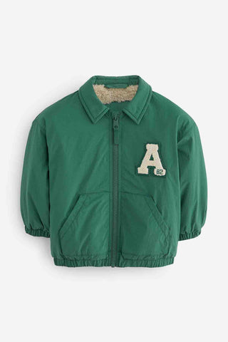 Green Coach Varsity Jacket