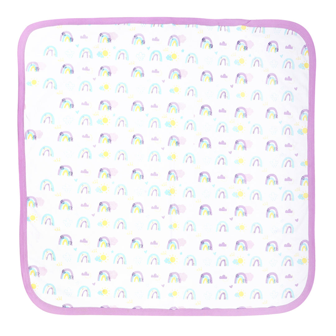 Rainbow Bliss hooded Swaddle sheet | Wrapping Sheets | The nest clothing