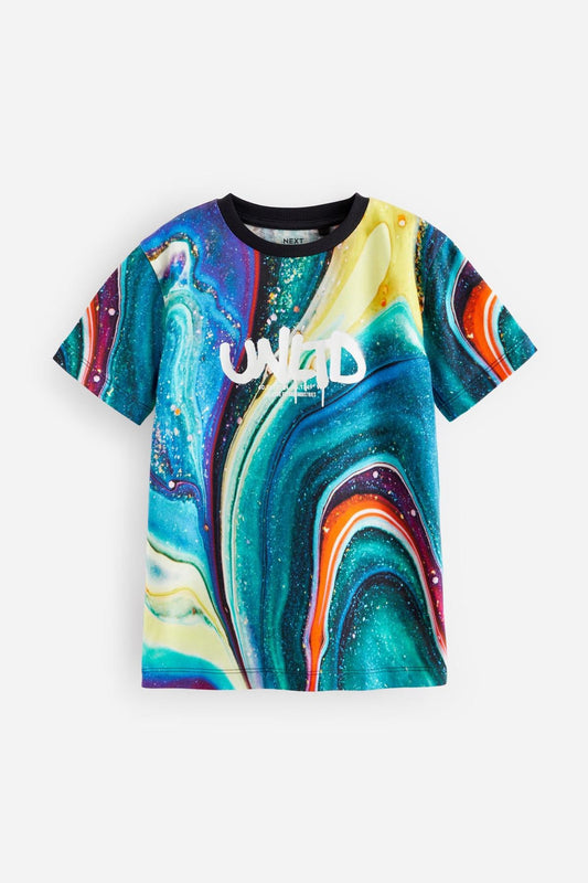 All Over Print Short Sleeve T Shirt NEXT UK