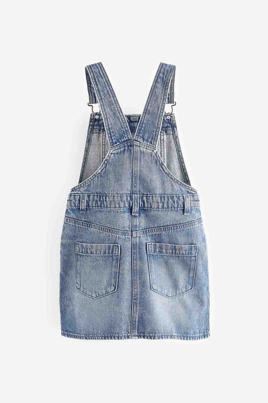 Blue 100% Cotton Denim Pinafore Dress | Dungarees | next, <p>Blue 100% Cotton Denim Pinafore Dress (3-16yrs)</p>. We delivery across Pakistan