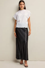 Short Sleeve Textured T Shirt