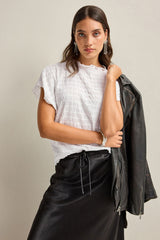 Short Sleeve Textured T Shirt