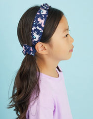 2-Pack Girls Unicorn Print Hair Scrunchies